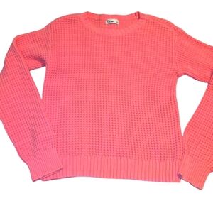 Epic Threads rich pink waffle sweater size large